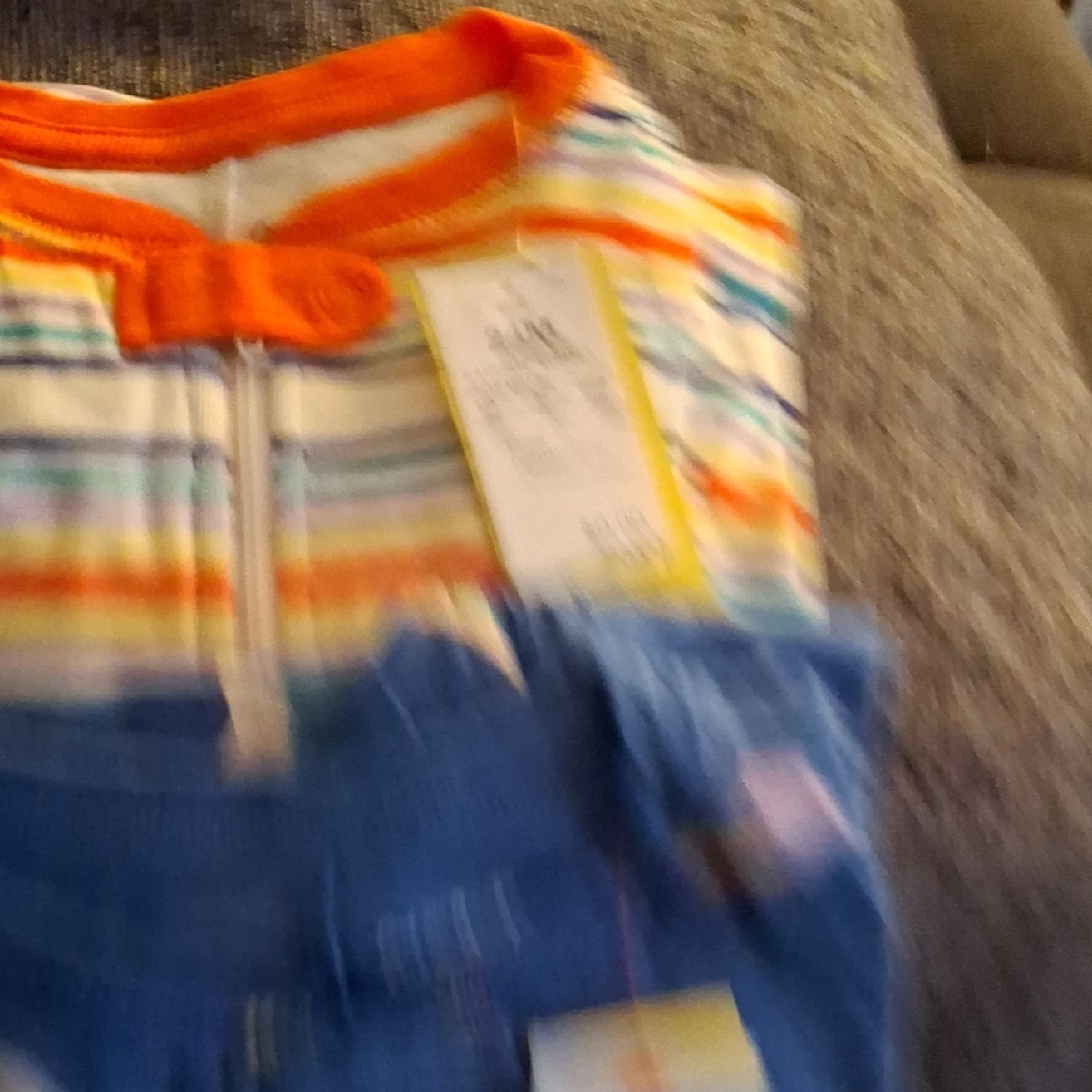 Colorful Striped Baby Onesie